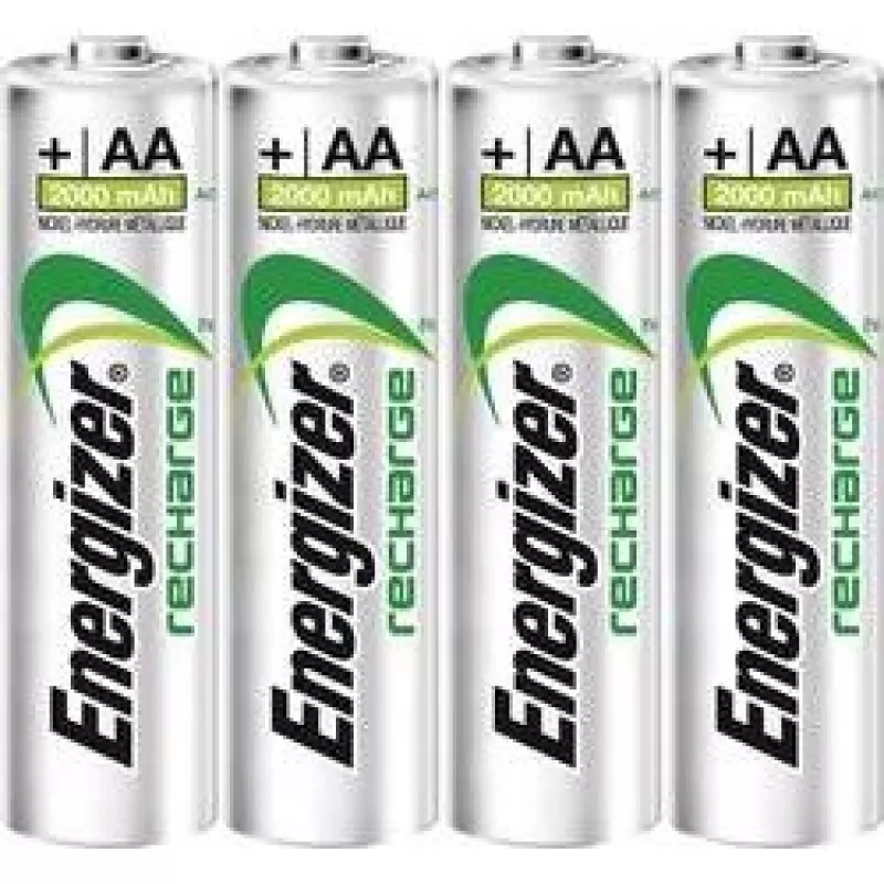 Energizer ACCU Recharge Power Plus Μπαταρίες NiMH AA 2000mAh συσκευασία 4 τεμ.