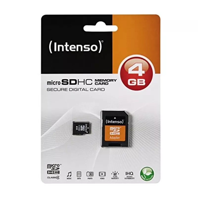 Κάρτα μνήμης Intenso 4 GB MicroSDHC Class 4 3403450