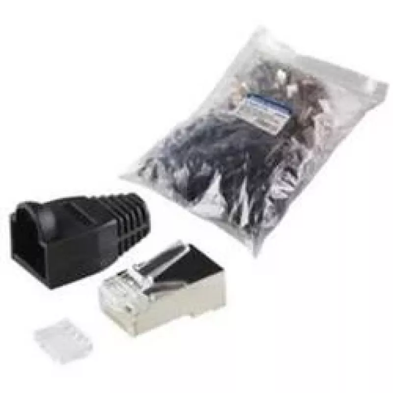 Συνδετήρας καλωδίων RJ45 LogiLink MP0022 Μαύρο Διαφανές