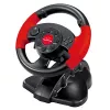 Τιμόνι ESPERANZA EG103 Gaming-Controller — PC/PS2/PS3, 13 πλήκτρα, δόνηση, αισθητήρας επιτάχυνσης, μαύρο/κόκκινο
