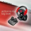 Τιμόνι ESPERANZA EG103 Gaming-Controller — PC/PS2/PS3, 13 πλήκτρα, δόνηση, αισθητήρας επιτάχυνσης, μαύρο/κόκκινο
