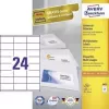 Universal ετικέτες 70x35mm InkjetLaserCopy A4 100 φύλλα 2400 τεμ. λευκό