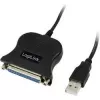 LogiLink UA0054A Παράλληλο καλώδιο Μαύρο 1,8 m