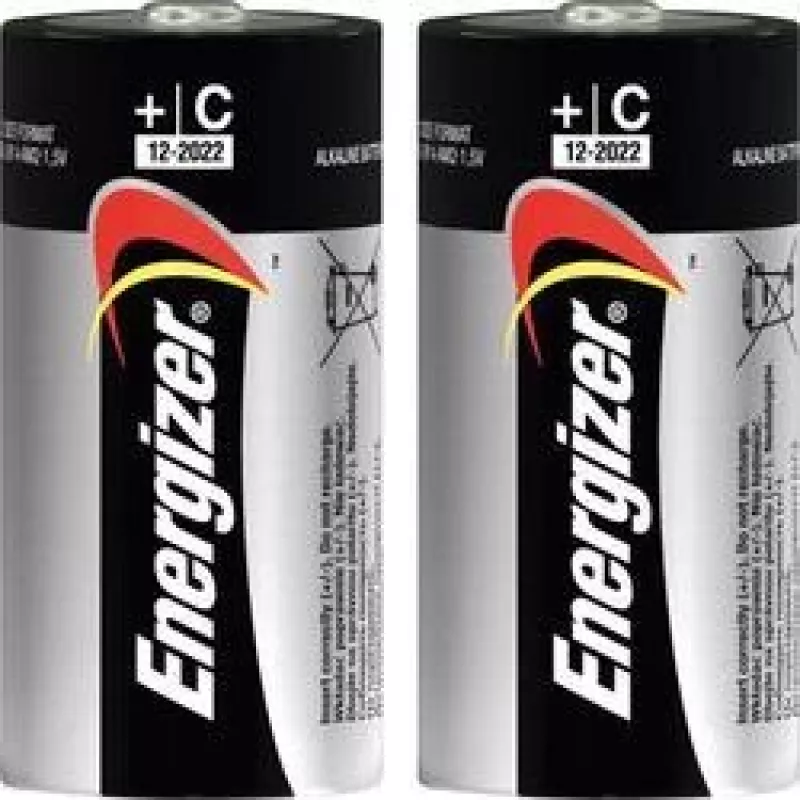 Energizer C Αλκαλικές μπαταρίες Power, συσκευασία 2 τεμ.