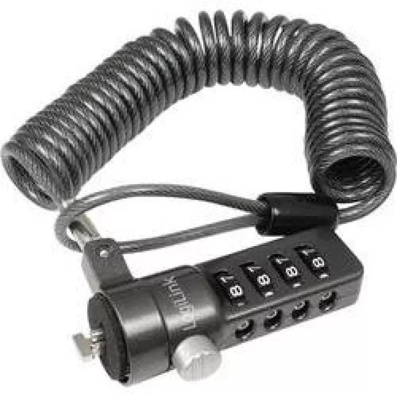 LogiLink NBS004 Κλείδωμα καλωδίου Μαύρο 1,8 m