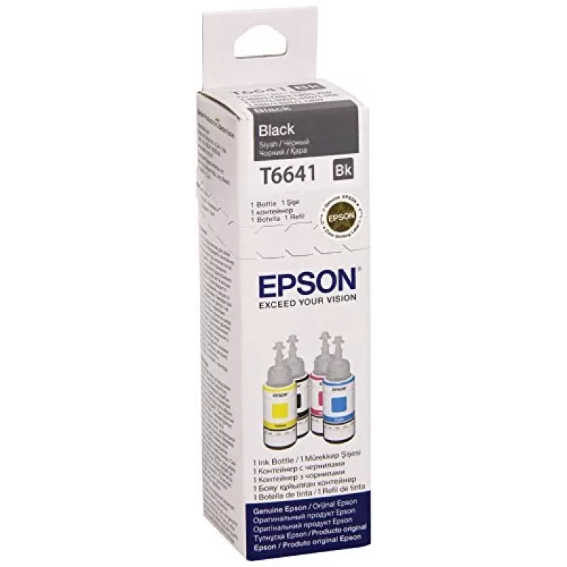 Μελανοδοχείο Epson T6641 70ml μαύρο
