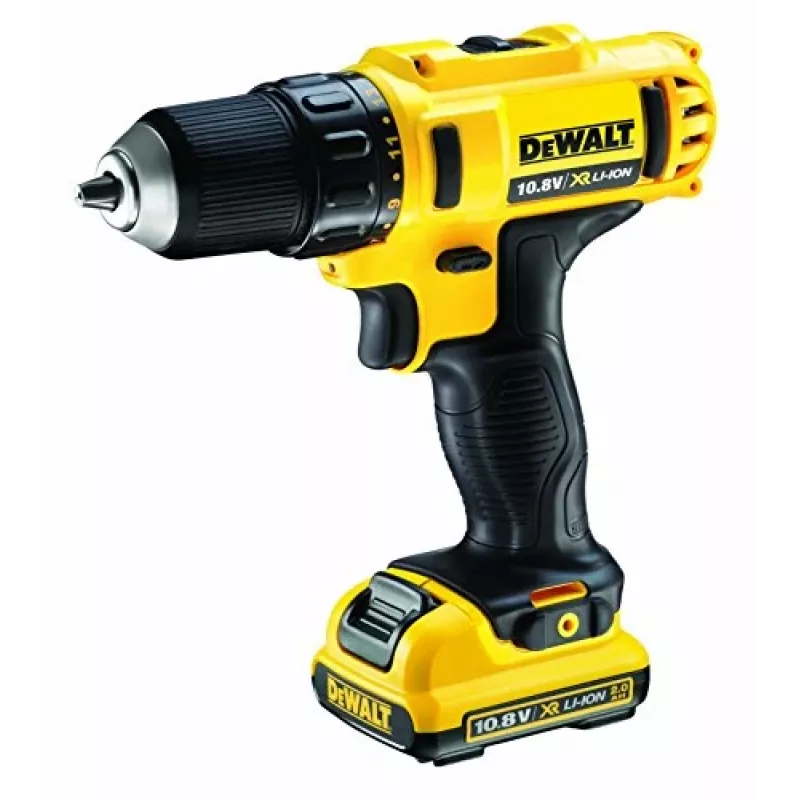 DeWALT DCD Κρουστικό δραπανοκατσάβιδο μπαταρίας 10,8V Li-Ion, Ευρωπαϊκό βύσμα
