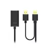 UNITEK Y-278 Καλώδιο USB USB 2.0 10 m 2 x USB A USB A Μαύρο