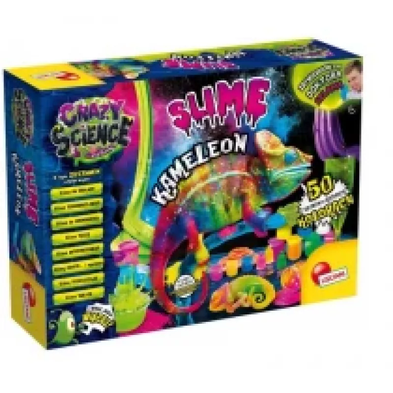 Liscianigiochi Science Kit Crazy Science Slime Chameleon 304-PL89246 – εκπαιδευτικό σετ πειραμάτων λάσπης