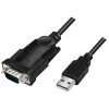 LogiLink AU0048A Σειριακό καλώδιο μαύρο 1,5 m USB A DB-9