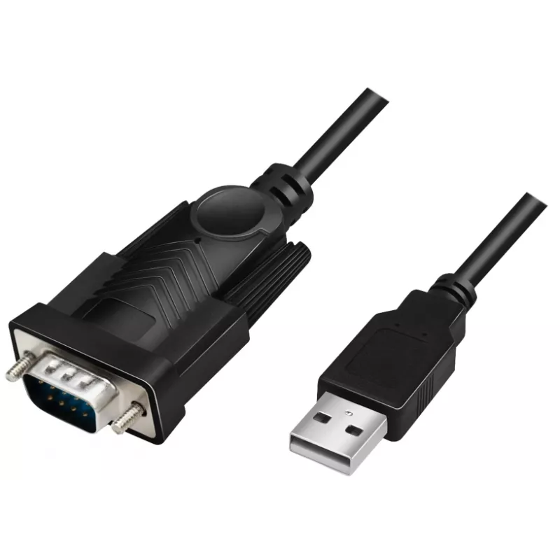 LogiLink AU0048A Σειριακό καλώδιο μαύρο 1,5 m USB A DB-9