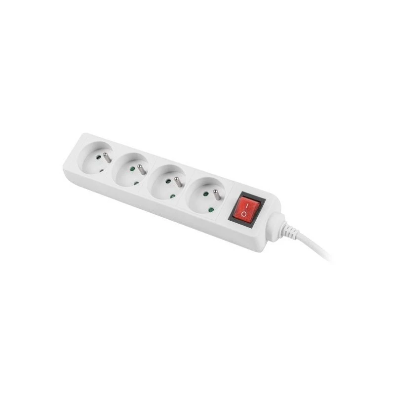 Πολύπριζο Lanberg PS1-04E-0150-W 1,5m 4 υποδοχές AC εσωτερικού χώρου λευκό