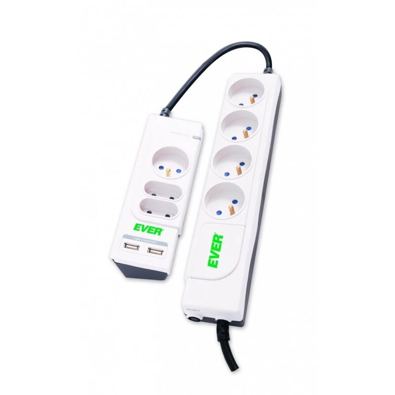 OFFICE PLUS 7 πρίζες 250 V λευκό (T/LZ06-OFP018/0000) - Ever