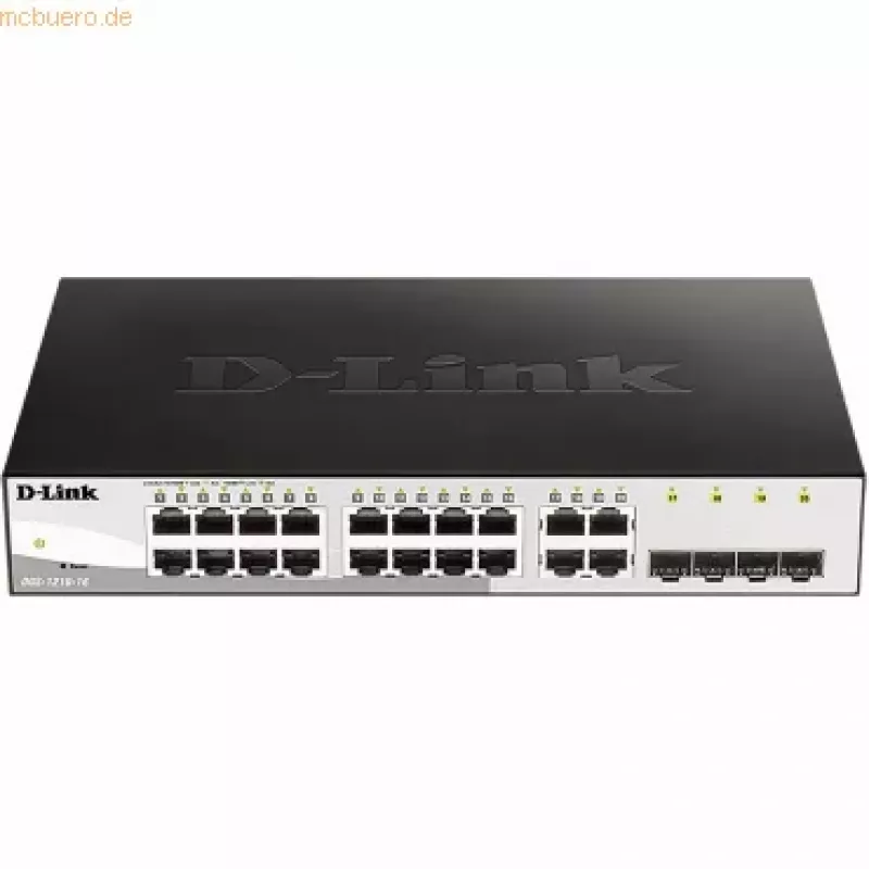 D-Link DGS-1210-16 Managed L2 Gigabit Ethernet (10/100/1000) Μαύρο