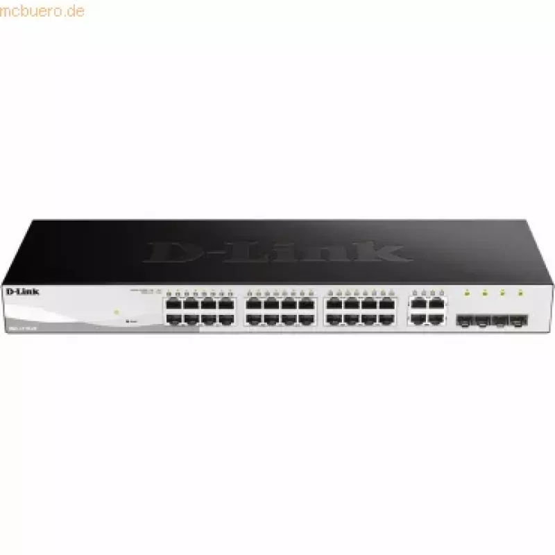 D-Link DGS-1210-28 Managed L2/L2+ 1U μαύρο