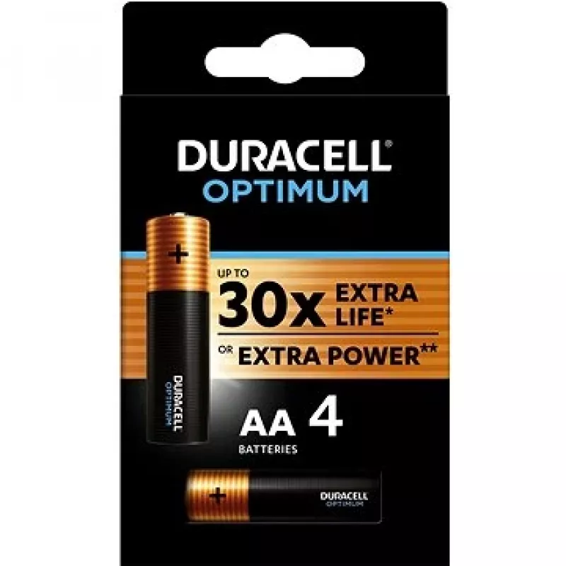 Duracell Optimum AA LR6 μπαταρίες blister 4 τεμ.