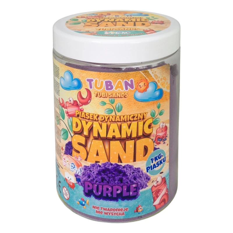 Tuban Kinetic Sand Μωβ 1kg
