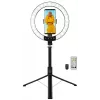 LogiLink δακτυλιοειδές φως smartphone με τρίποδο selfie stick, DM 20cm (AA0156)