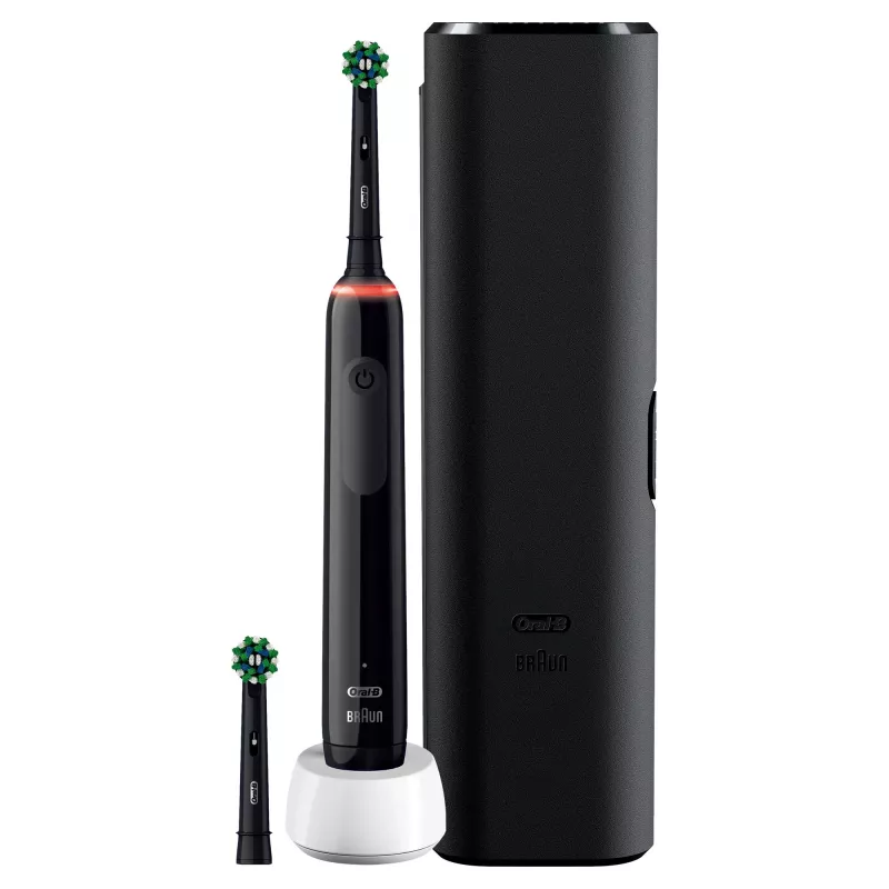 Oral-B Pro 3 3500 περιστρεφόμενη οδοντόβουρτσα για ενήλικες μαύρο