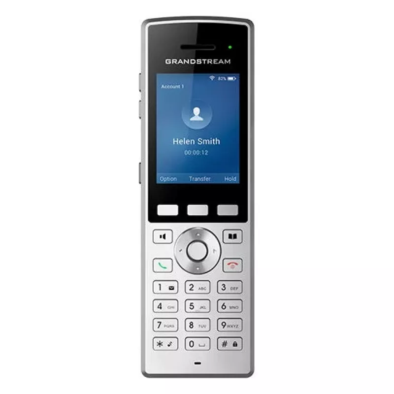 Grandstream Networks WP822 IP Τηλέφωνο Μαύρο, Ασημί 2 Γραμμές LCD Wi-Fi