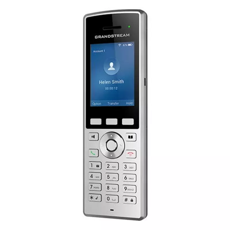 Grandstream Networks WP822 IP Τηλέφωνο Μαύρο, Ασημί 2 Γραμμές LCD Wi-Fi
