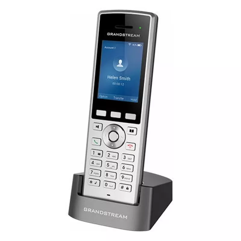 Grandstream Networks WP822 IP Τηλέφωνο Μαύρο, Ασημί 2 Γραμμές LCD Wi-Fi