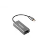 Natec Cricket NNC-1925 προσαρμογέας Ethernet USB-C 3.1 Gen 1 σε RJ45, 1000 Mbit/s, καλώδιο 15 εκ., αλουμίνιο, γκρι