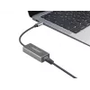 Natec Cricket NNC-1925 προσαρμογέας Ethernet USB-C 3.1 Gen 1 σε RJ45, 1000 Mbit/s, καλώδιο 15 εκ., αλουμίνιο, γκρι
