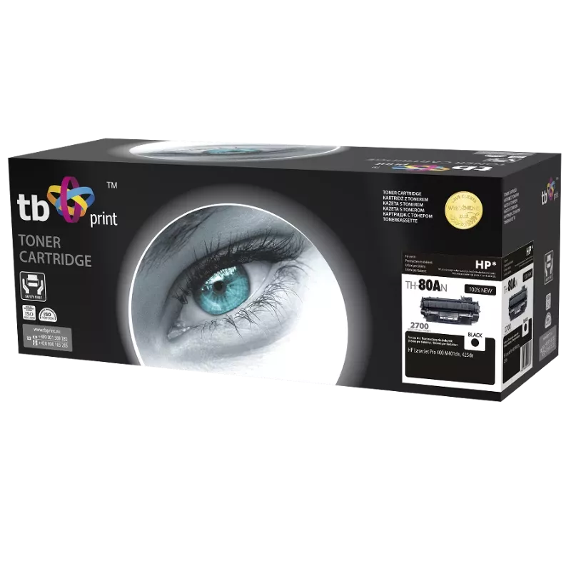 Τόνερ TB συμβατό με HP CF280A, Bk, 2 700 σελίδες, 100% νέο