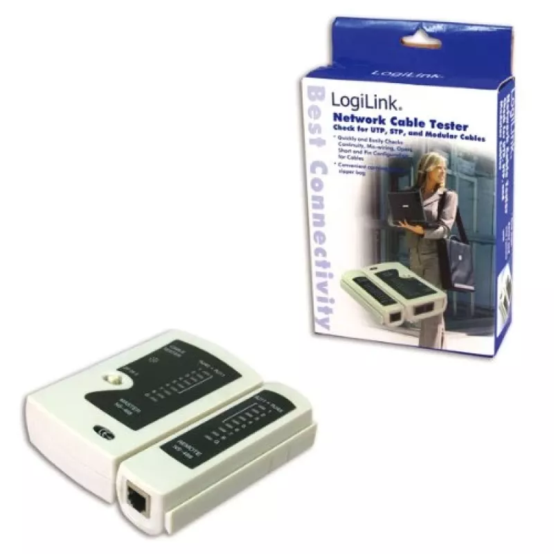 Ελεγκτής καλωδίων, LogiLink WZ0010, συσκευή ελέγχου καλωδίων δικτύου