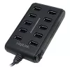 Logilink UA0125 USB Hub 10-Port USB2.0 με τροφοδοτικό 3.5A, | Logilink
