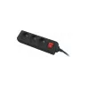 Lanberg PS1-03E-0150-BK καλώδιο επέκτασης (1,5 m, μαύρο)