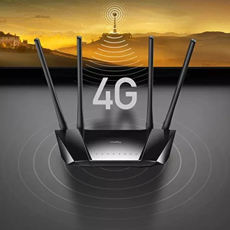 Cudy LT400 Ασύρματος Router Fast Ethernet Single-band (2.4 GHz) 4G Μαύρος