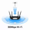 Cudy LT400 Ασύρματος Router Fast Ethernet Single-band (2.4 GHz) 4G Μαύρος