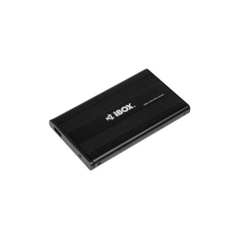 iBox HD-01 IEU2F01 εξωτερική θήκη HDD 2,5", SATA, USB 2.0, αλουμίνιο, μαύρη