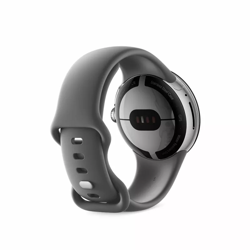 Google Pixel Watch – γυαλισμένο ασήμι – Smartwatch με λουράκι