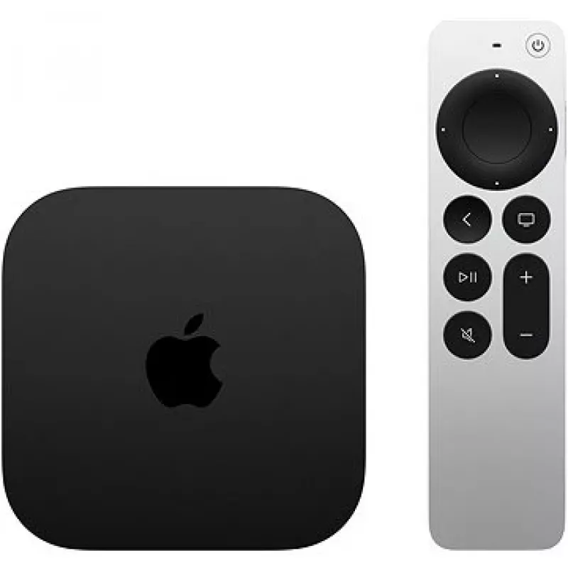 Apple TV 4K μαύρο, ασημί 4K Ultra HD 128 GB Wi-Fi Ethernet LAN