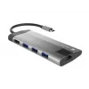 NATEC Fowler Plus USB Type-C μαύρο γκρι MicroSD SD hub