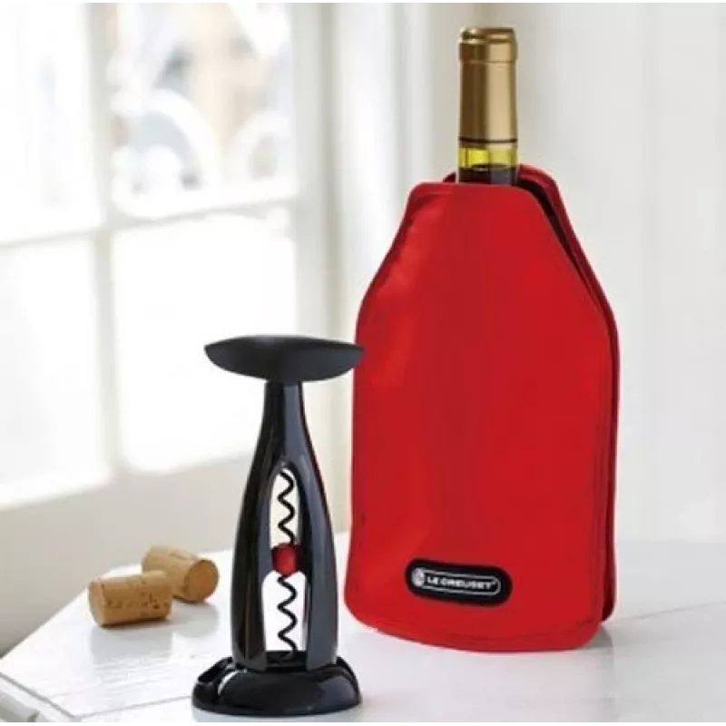 Le Creuset θερμομανίκι κρασιού - κόκκινο
