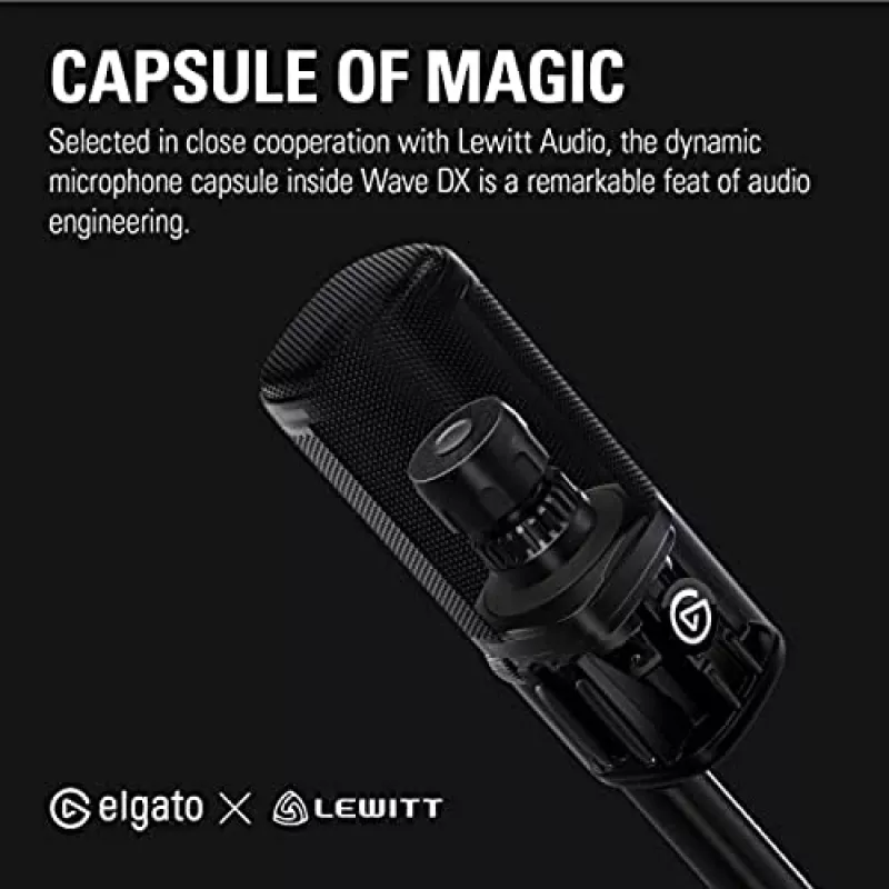 Μικρόφωνο PC Elgato Wave DX μαύρο