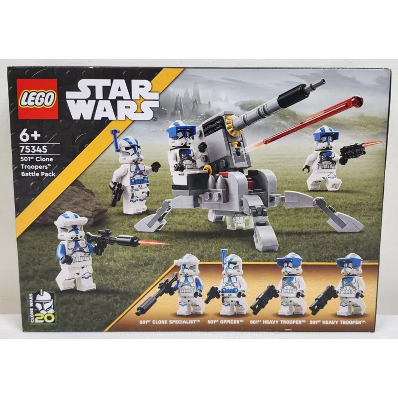 LEGO 75345 Star Wars 501st Clone Troopers Battle Pack Σετ κατασκευής παιχνίδι