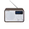 Φορητό ραδιόφωνο με Bluetooth και USB BLAUPUNKT PP7BT, χρώμα: καφέ ξύλο/λευκό