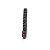 Πολύπριζο προστασίας από υπέρταση LXARM810, 8x 230V, 5m, Μαύρο