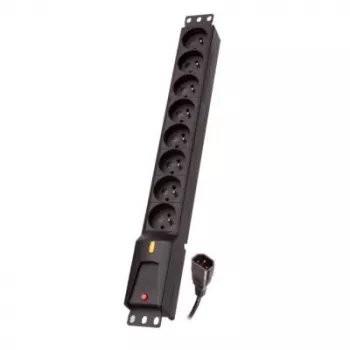 Πολύπριζο lestar LZRM 810 BW με σύνδεση IEC-320, καλώδιο 5,0 m