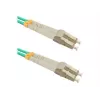 Qoltec - Καλώδιο patch - LC/UPC Multimode (M) σε LC/UPC Multimode (M) - 1 m - Οπτική ίνα - Duplex - 50/125 μικρόμετρα - OM3 - χωρίς αλογόνα
