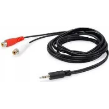 Equip 147093 Καλώδιο ήχου 250 m 2 x Cinch 3,5 mm μαύρο