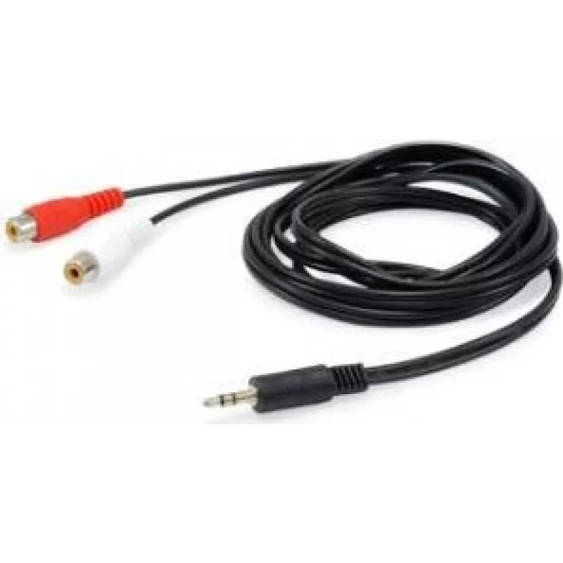 Equip 147093 Καλώδιο ήχου 250 m 2 x Cinch 3,5 mm μαύρο