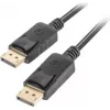 Καλώδιο DisplayPort LANBERG CA-DPDP-10CC-0005-BK 0,5 m, DisplayPort–DisplayPort, Μαύρο