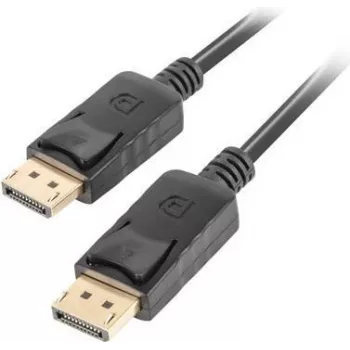 Καλώδιο DisplayPort LANBERG CA-DPDP-10CC-0005-BK 0,5 m, DisplayPort–DisplayPort, Μαύρο