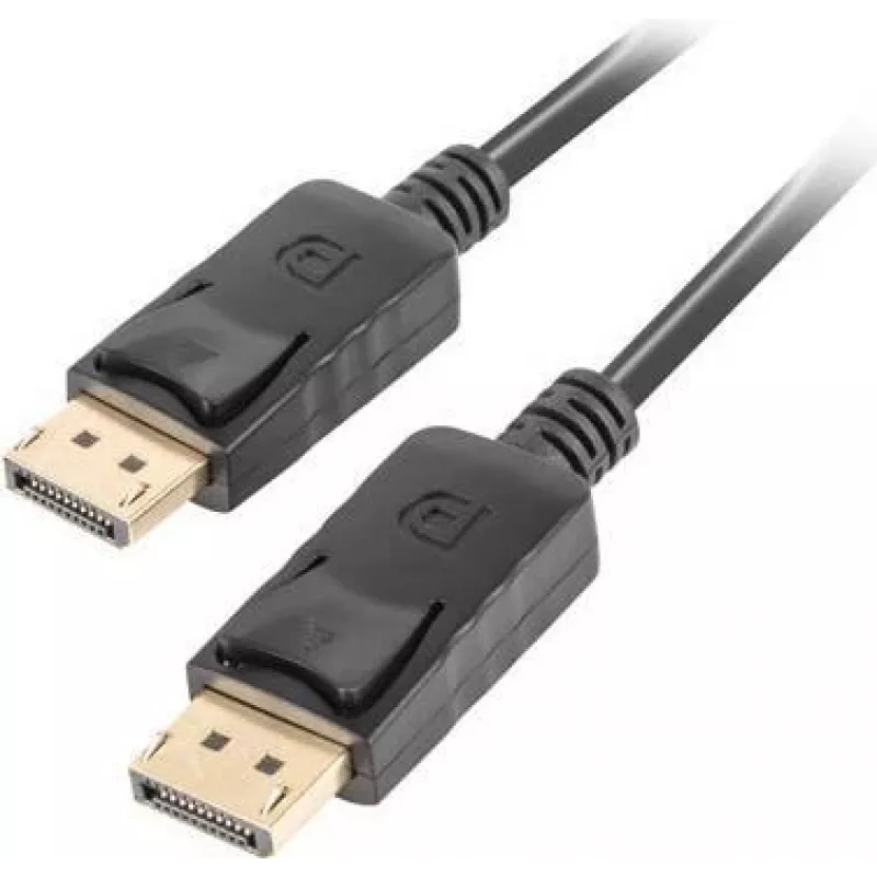 Καλώδιο DisplayPort LANBERG CA-DPDP-10CC-0005-BK 0,5 m, DisplayPort–DisplayPort, Μαύρο